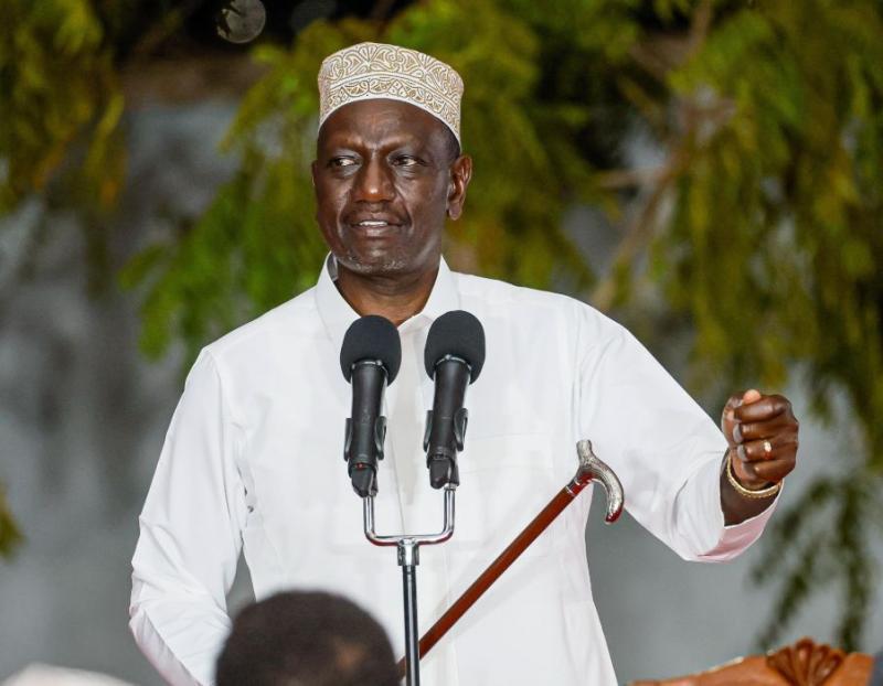File Image of President William Ruto.